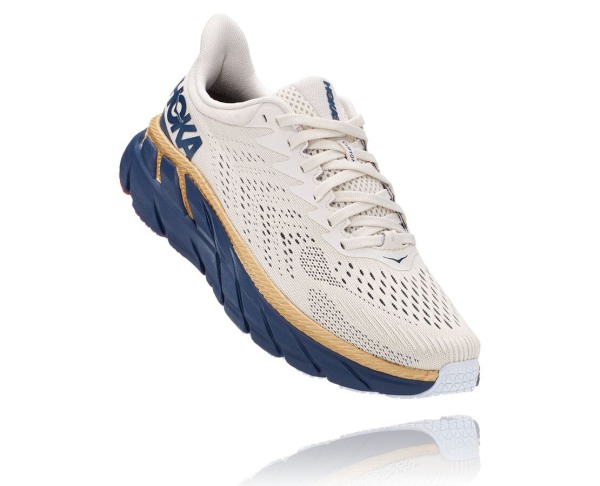 Hoka One One Clifton 7 Womens UK - Indigo Road Running Shoes - JXVGY6932